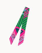 Bandana - Bold in Green and Pink