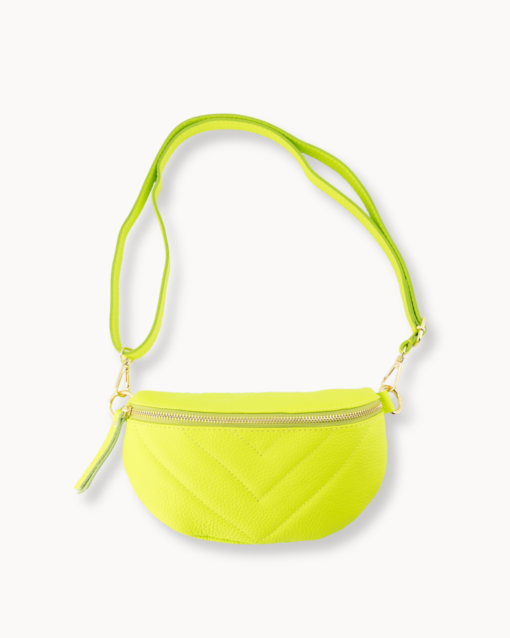 Crossbody - Small Neon Yellow