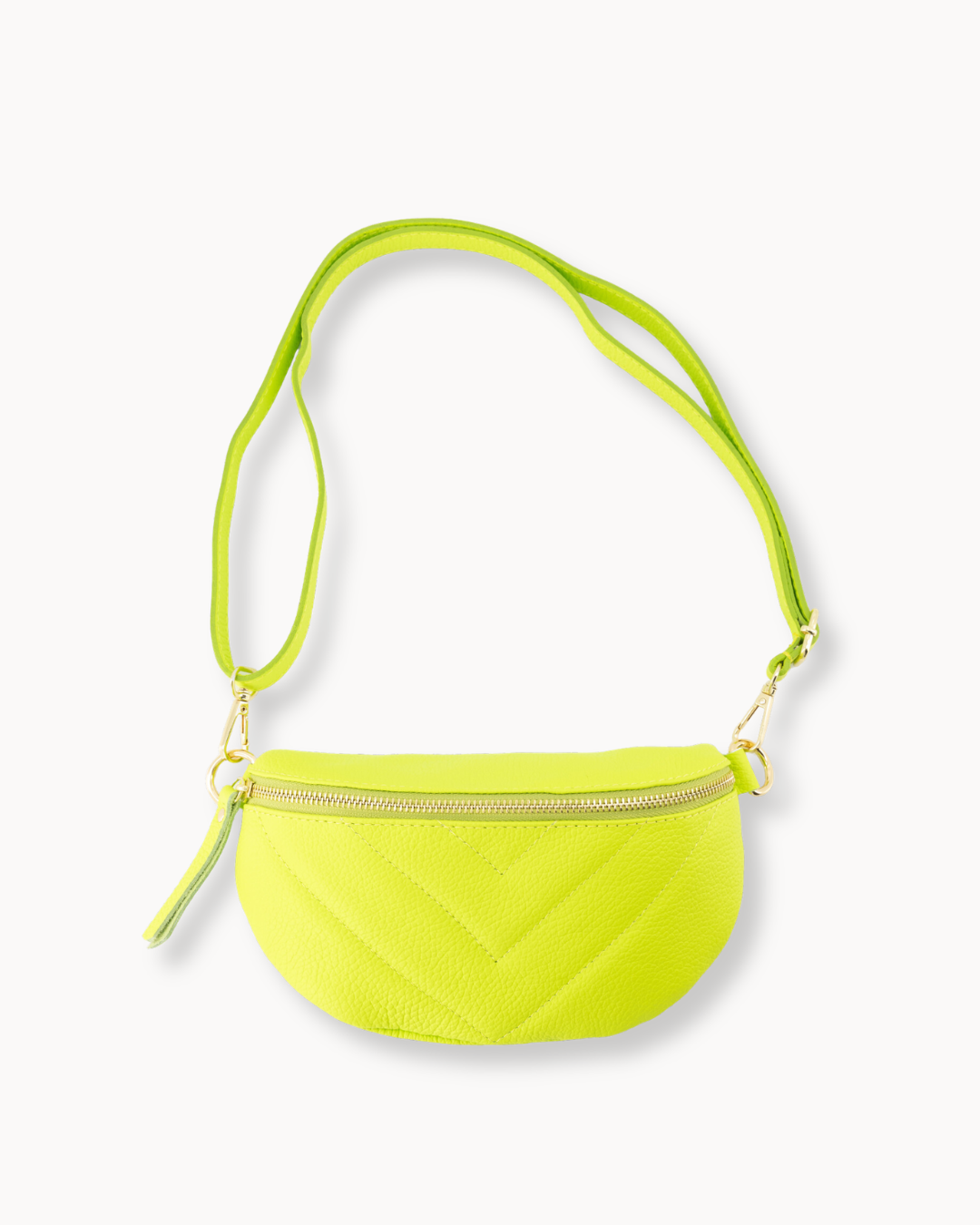 Crossbody - Small Neon Yellow