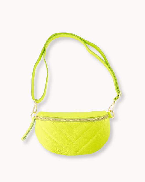 Crossbody - Small Neon Yellow