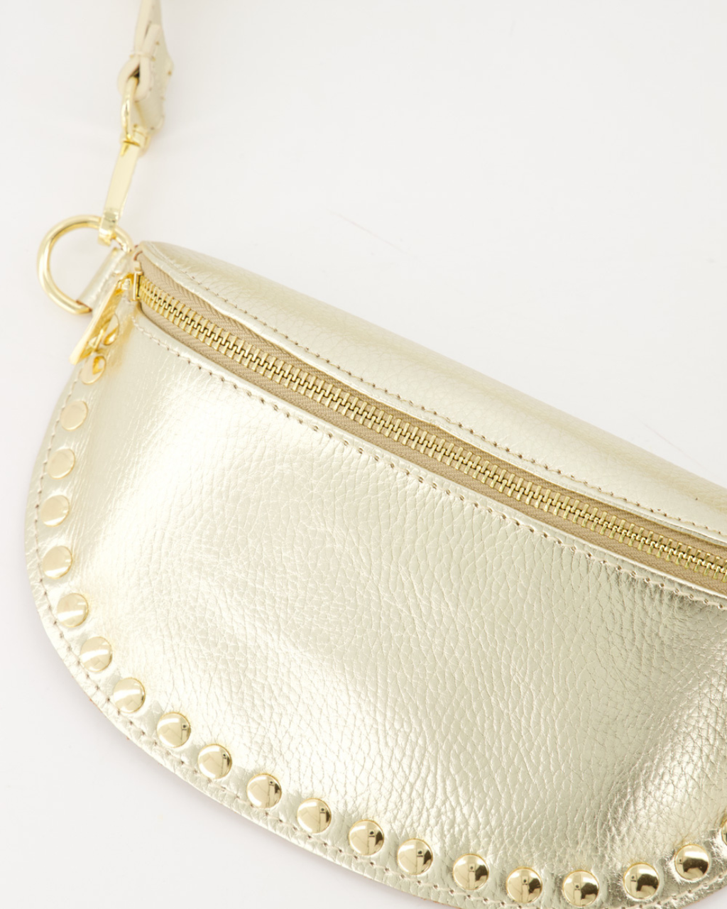Crossbody - Studs Metallic Gold