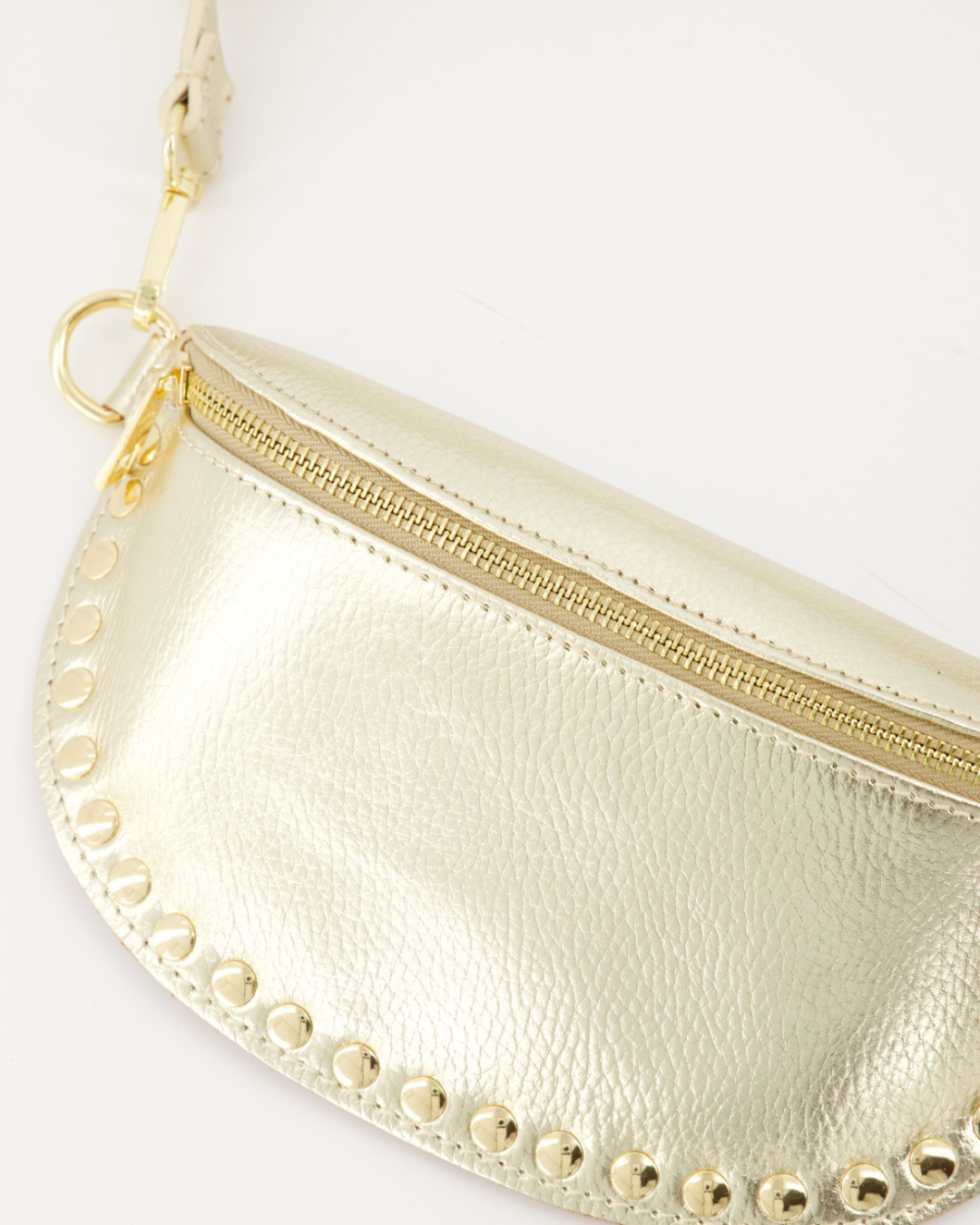 Crossbody - Studs Metallic Gold