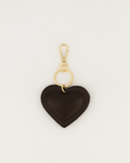Keychain - Heart Dark Brown