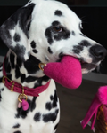 Keychain - Heart Vilt Pink