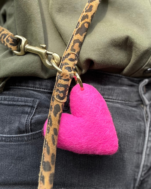 Leather Leash - Leopard