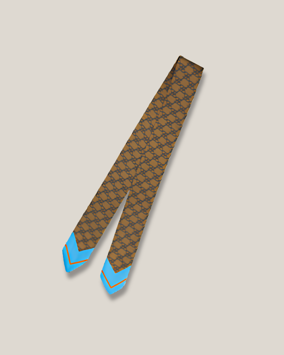 Bandana - Brown touch of blue
