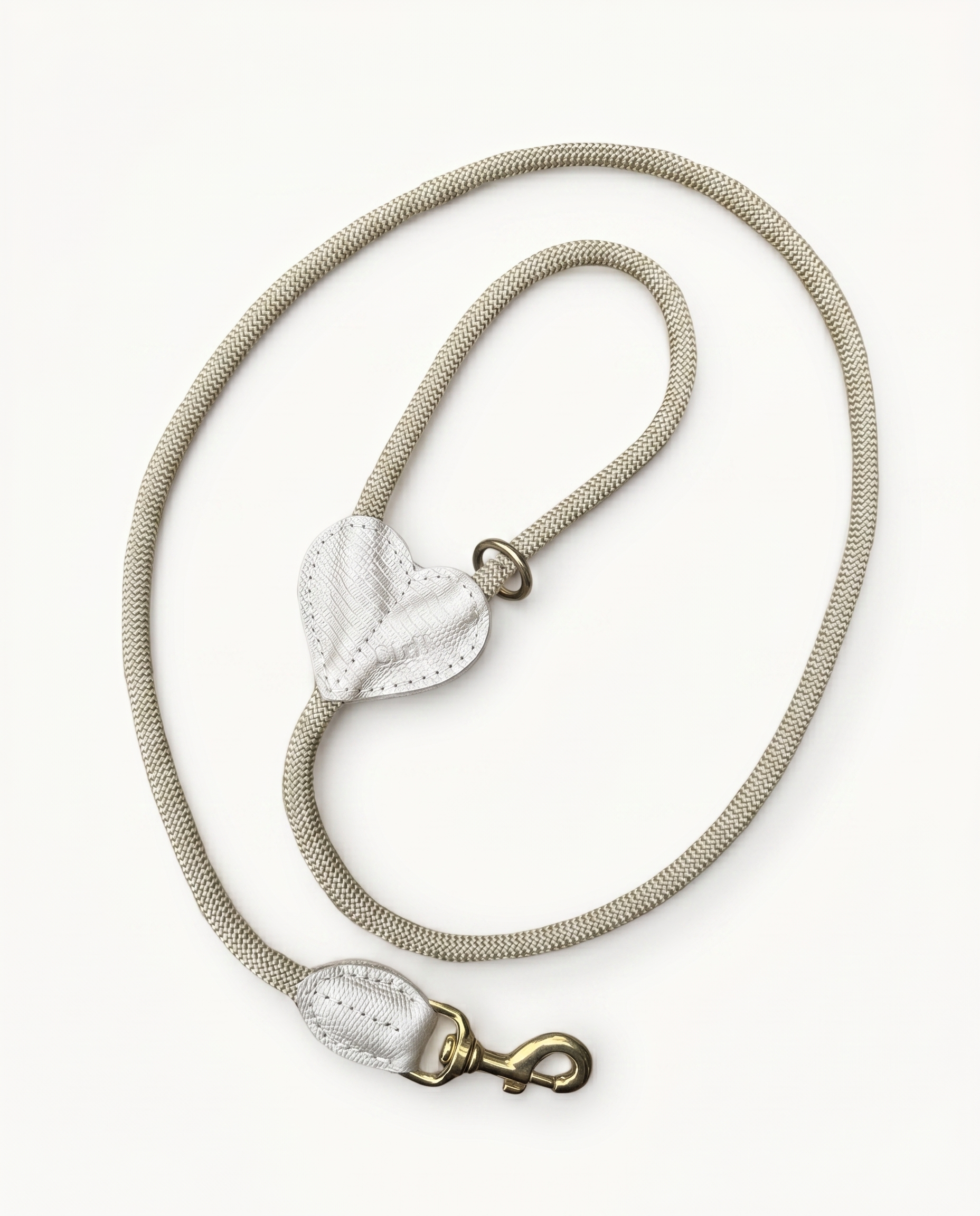 Heartbeat Leash - Croco Gold 150cm